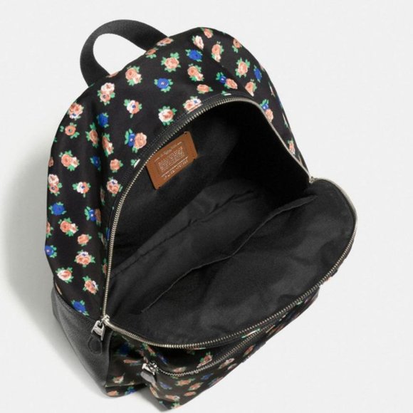 Coach Mini Charlie Tea Rose Floral Print main image 7